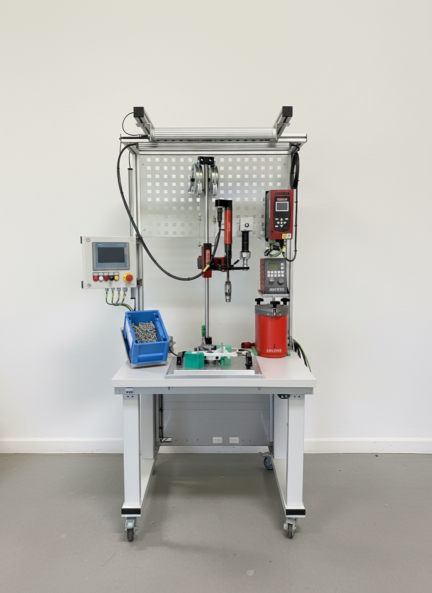 Höhenverstellbarer Handmontage-Arbeitsplatz